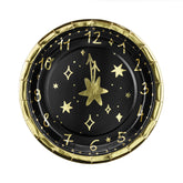 New Year's Clock Plates 6pk