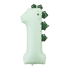 Dinosaur Giant Foil Number Balloon - 1