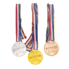 Gold, Silver, Bronze Winner Medals 3pk