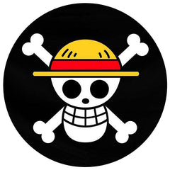 One Piece Jolly Roger Flag Edible Icing Cake Image
