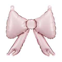 Pink Bow Foil Balloons 5pk