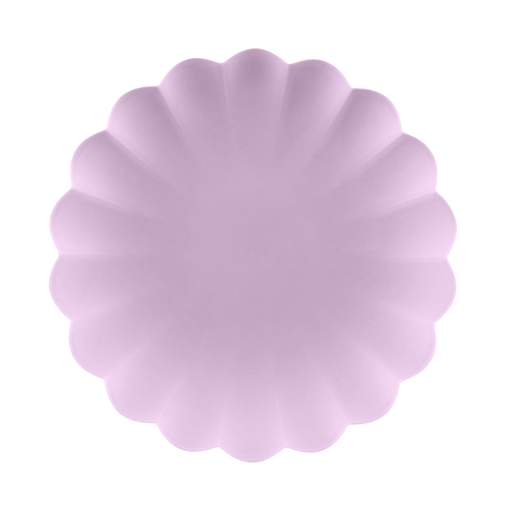 Violet Frill Reusable Plates 4pk