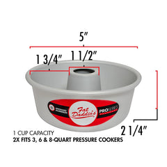Fat Daddio's Ring Mould Pan 5"x  2.25"