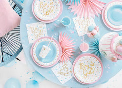 Light Pink Rosettes 3pk