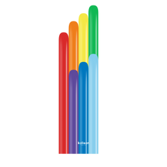 Rainbow 160M Modelling Twisting Balloons 100pk
