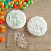 Oh Baby Raised Fondant Stamp
