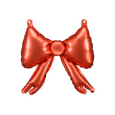 Red Bow Foil Baloons 5pk