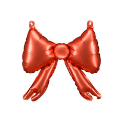 Red Bow Foil Baloons 5pk