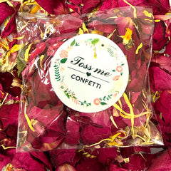 Red Love Flower Confetti