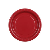 Dark Red Plates 6pk