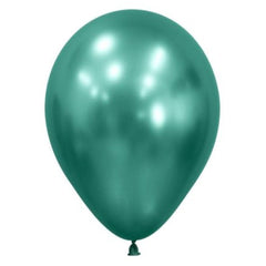 Metallic Aurora Green Balloons