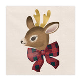 Reindeer Bow Napkins 12pk