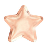 Rose Gold Star Plates