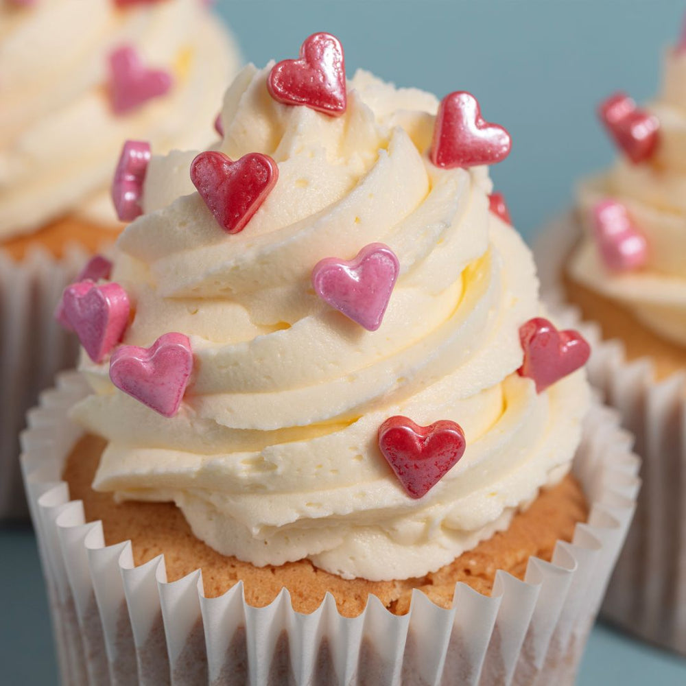 Pink Hearts Sprinkle Charms