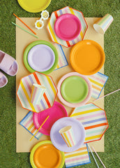 Colourful Stripe Napkins 20pk