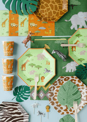 Monstera Leaf Napkins 12pk