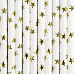 Gold Star Straws 10pk