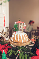 Santa Taper Candles 2pk