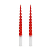 Santa Taper Candles 2pk