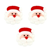Ho Ho Bro Santa Icing Decorations 6pk