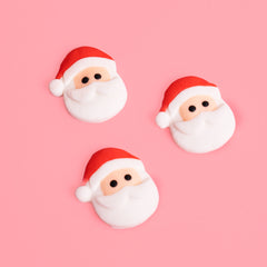 Santa Icing Decorations 8pk