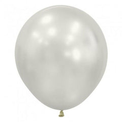 45cm Silk Oyster White Balloons