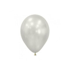 Mini Silk Oyster White Balloons