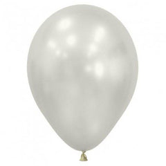 Silk Oyster White Balloons