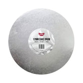 Silver Round Cake Drum Board 25cm/10in