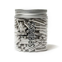 Silver Rods Sprinkles