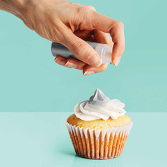 Silver Edible Shimmer Dust Pump