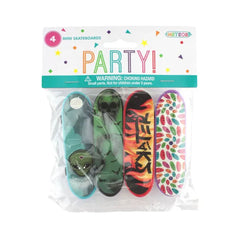 Mini Skateboards 4pk