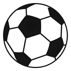 Soccer Ball Edible Icing Cake Image