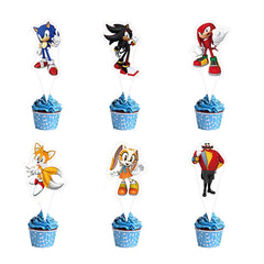 Sonic Cupcake Toppers 12pk