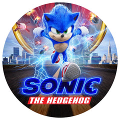 Sonic the Hedgehog Edible Icing Cake Image