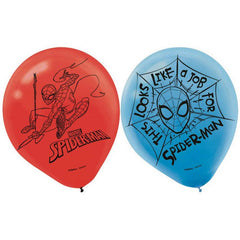 Spiderman Balloons 6pk