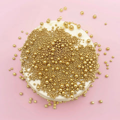 Shiny Gold Bubble Bubble Sprinkles