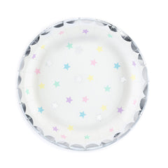 Unicorn Star Plates 6pk