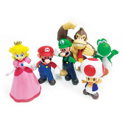 Super Mario Figurine Cake Toppers 6pk