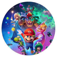 Super Mario Galaxy Edible Icing Cake Image