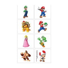Super Mario Brothers Tattoos 8pk