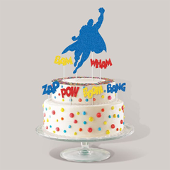 Superhero Cake Topper