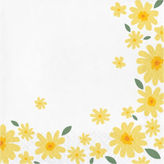 Sweet Daisy Napkins 16pk