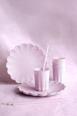 Violet Frill Reusable Plates 4pk