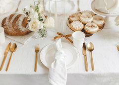 White Ornament Plates 6pk