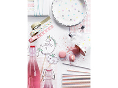 Unicorn Star Plates 6pk