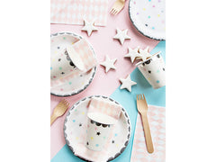 Unicorn Star Plates 6pk