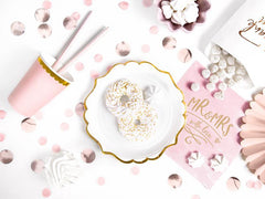 White Scalloped Plates 6pk