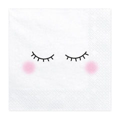 Unicorn Face Napkins 20pk