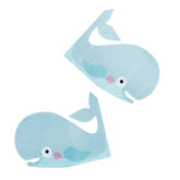 Whale Shaped Napkins 16pk